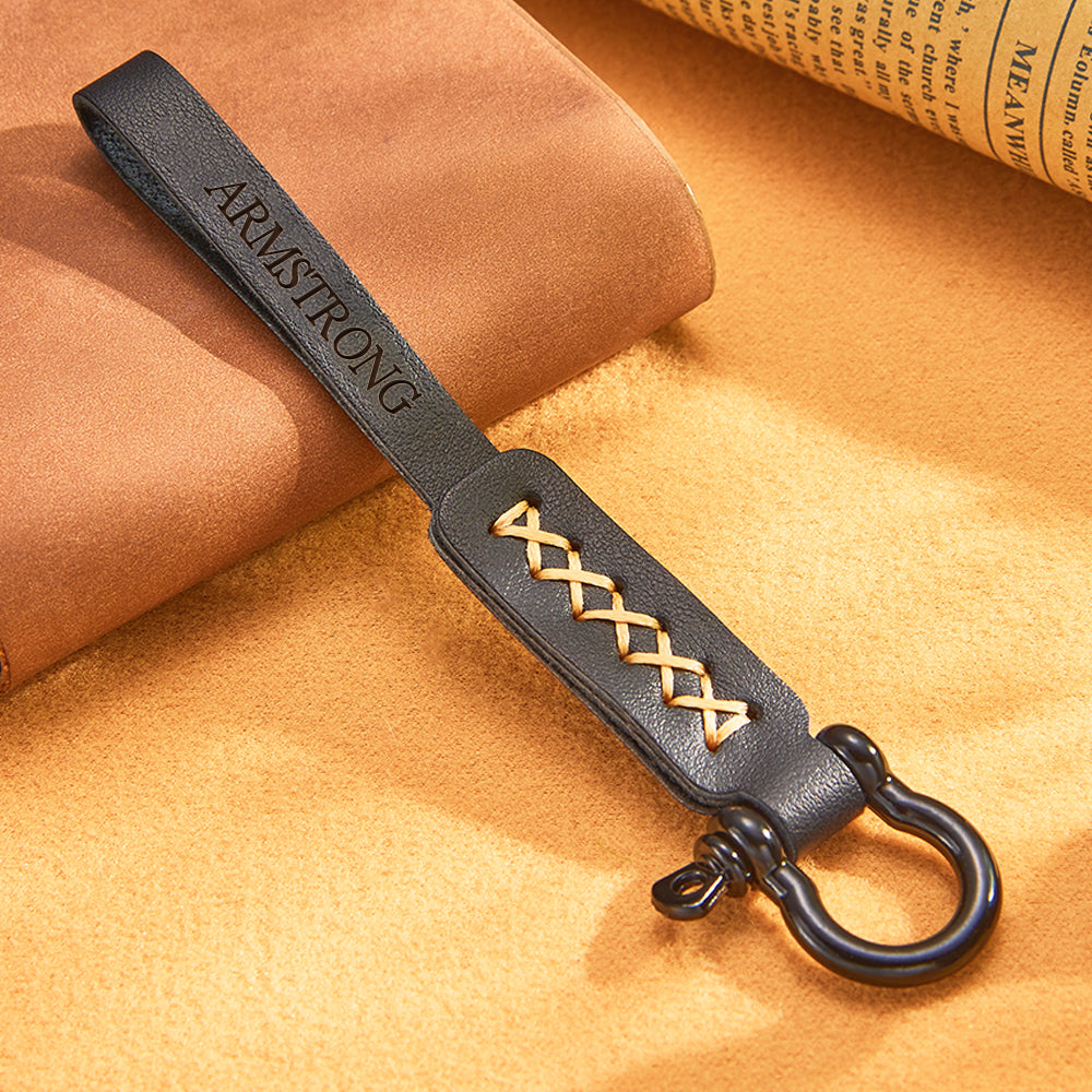 Custom Engraved Keychain Car Keychain Men's Gifts