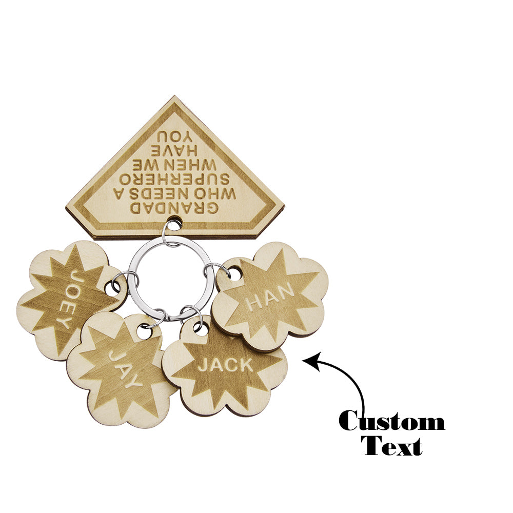 Custom Engraved Keychain Custom Name Diamond Family Gifts