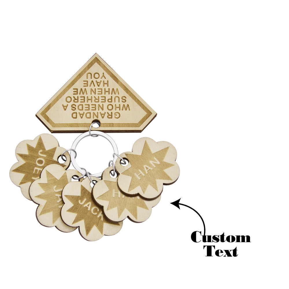 Custom Engraved Keychain Custom Name Diamond Family Gifts