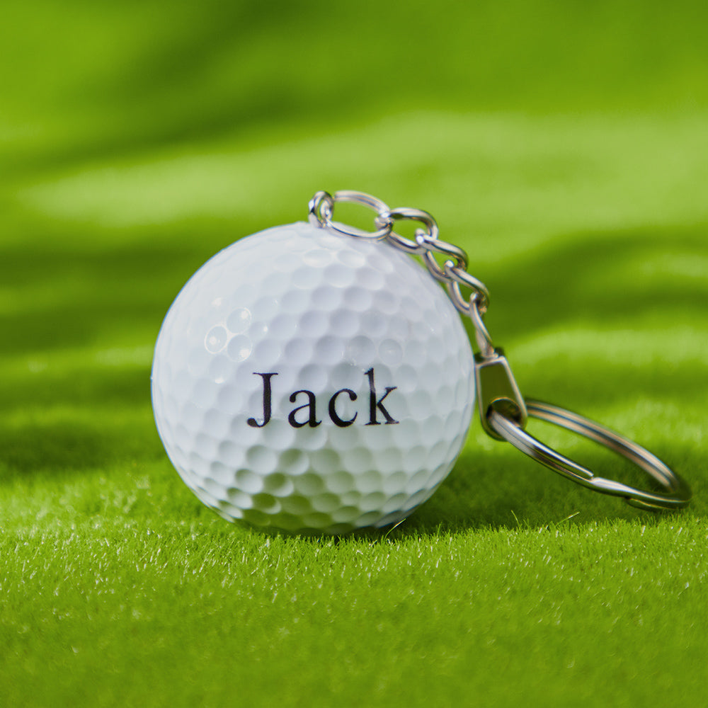 Custom Engraved Keychain Golf Creative Sport Gifts