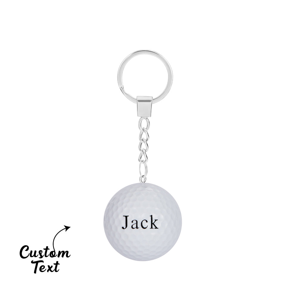 Custom Engraved Keychain Golf Creative Sport Gifts