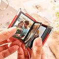 Custom Photo Album Keychain Personalized Photo Leather Keychain Romantic Gift