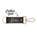 Custom Engraved Keychain Stylish Leather Keychain Gift for Men