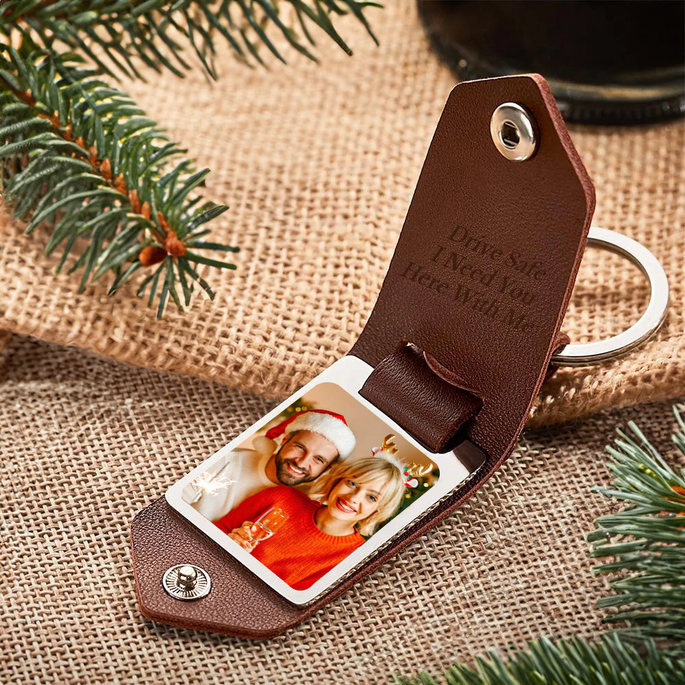 Unique Personalized Anniversary Calendar Date Photo Drive Safe Keychain Engagement Date Calendar Gift Christmas Gift
