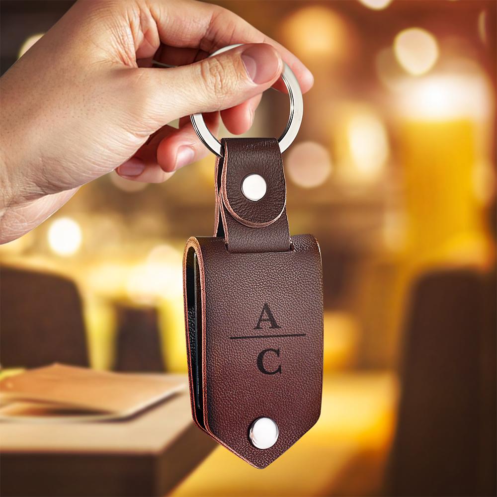 Unique Personalized Husband Boyfriend Anniversary Calendar Date Photo Drive Safe Keychain Engagement Date Calendar Gift