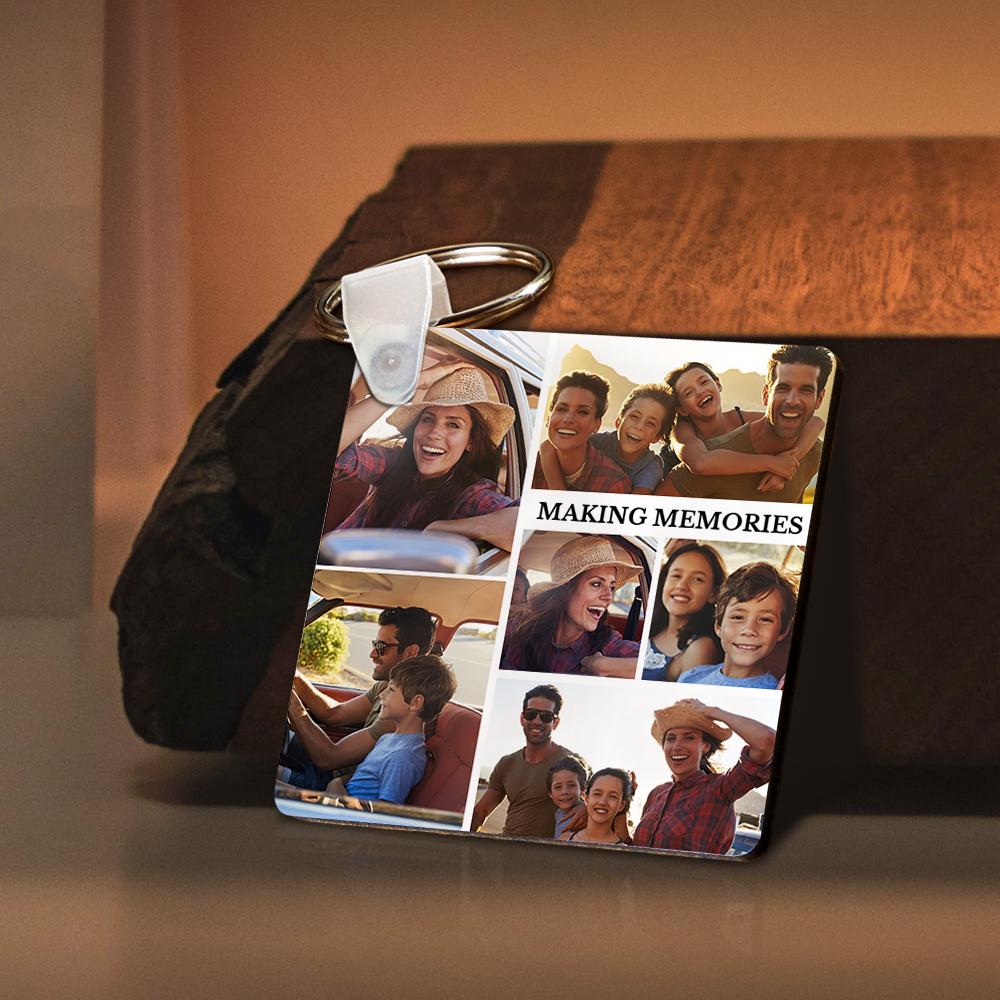 Custom Keychains Personalized Photo Keychain Perfect Unique Gift for Couples