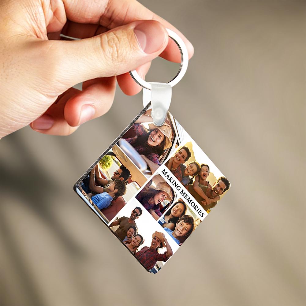 Custom Keychains Personalized Photo Keychain Perfect Unique Gift for Couples