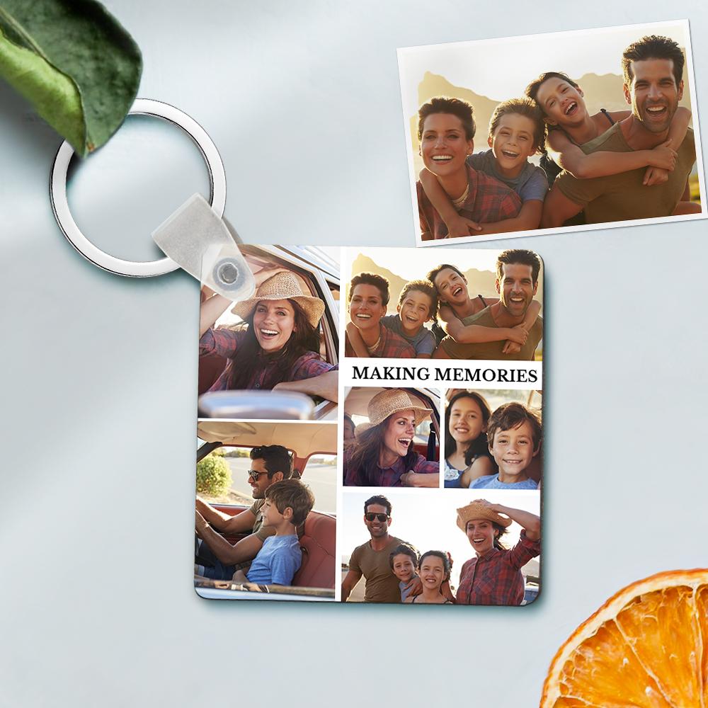 Custom Keychains Personalized Photo Keychain Perfect Unique Gift for Couples