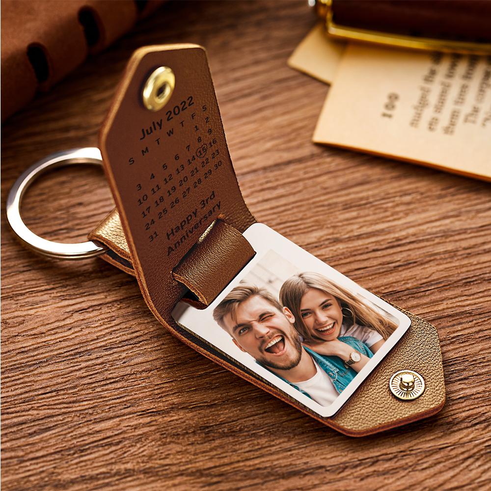 Drive Safe Custom Calendar Key Chains Unique Design Calendar Gift For Father