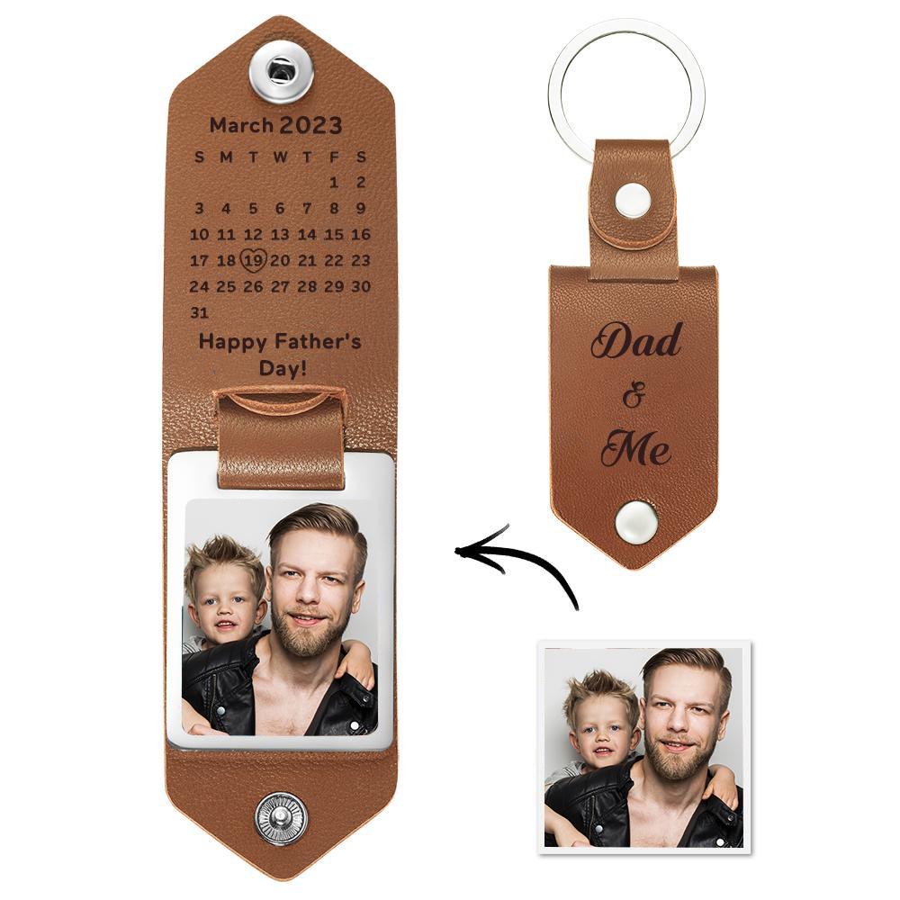 Drive Safe Custom Calendar Key Chains Unique Design Calendar Gift For Father