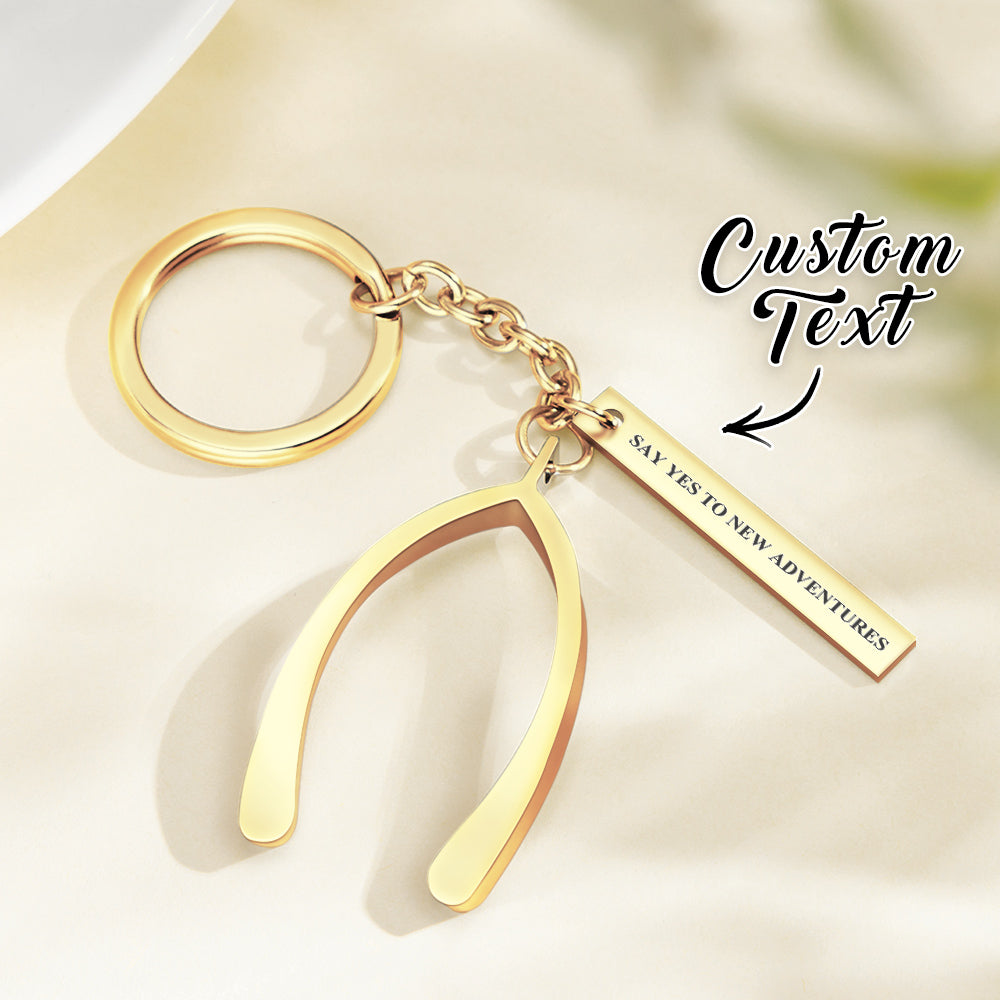 Personalized Engraved Key Chain Unique Custom Pendant Keychain Anniversary Gifts