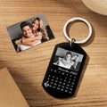 Custom Black Key Chains Filter Photo Calendar Keychain Unique Design Gift For Loved Ones On Anniversary