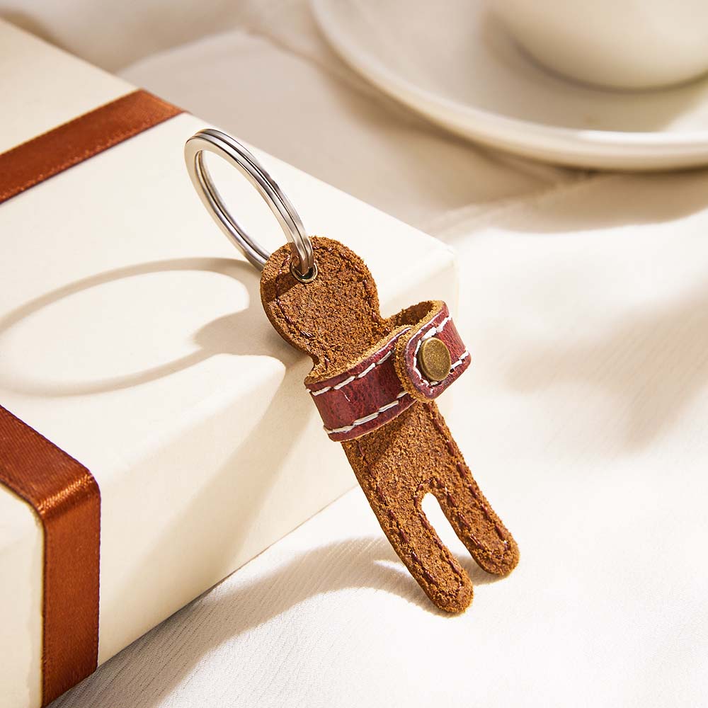 Custom Engraved Keychains Creative Human Shape Funny Gifts