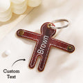 Custom Engraved Keychains Creative Human Shape Funny Gifts
