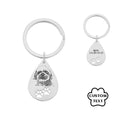 Personalized Pet Tag Photo Keychain Custom Dog Paw Pendant Memorable Gifts