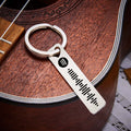 Personalized Music Scannable Code Keyring Custom Spotify Key Chains