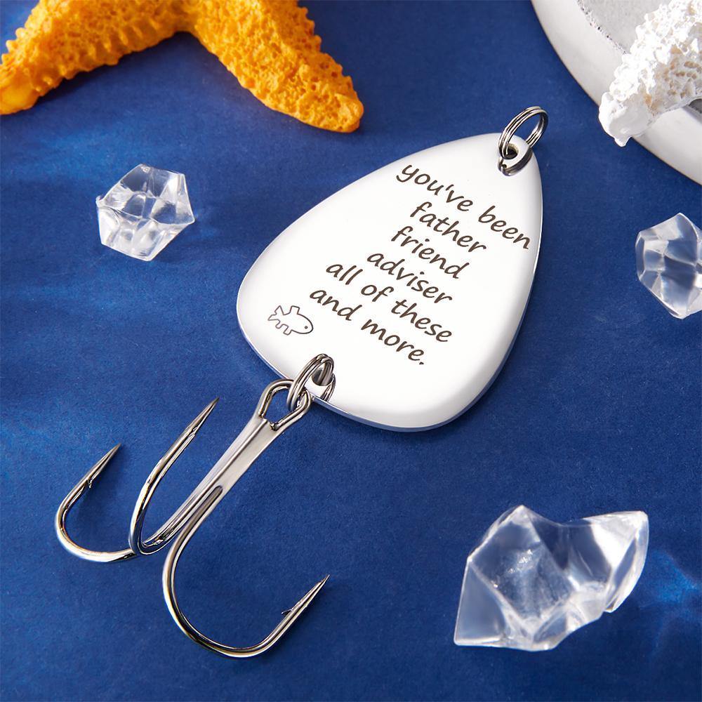 Engraved Fish Hook Shape For Fishman