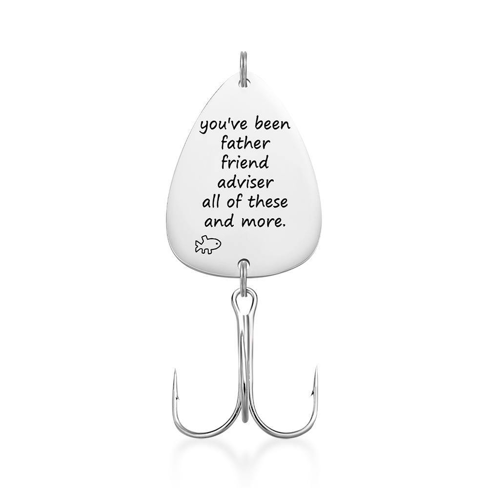 Engraved Fish Hook Shape For Fishman