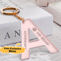 Custom Engraved Alphabet Spotify Code Keychain Custom Scannable Engraved Custom Music Song Keychain Gifts For Him