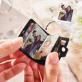 Custom Photo Album Keychain Valentine's Day Gift Personalized Photo Leather Keychain Romantic Gift For Couples