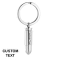 Custom Engraved Bullet Keychain for Children Christmas Gifts