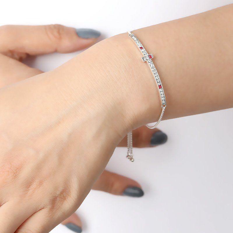 Cross Bracelet Silver