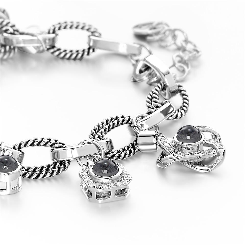 Personalized Optional Photo Projection Bracelet Creative Present for Someone