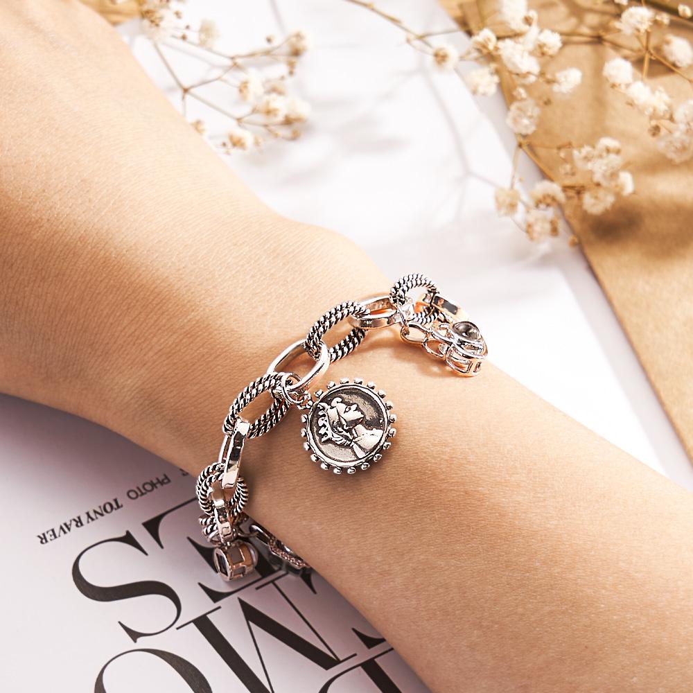 Personalized Optional Photo Projection Bracelet Creative Present for Someone