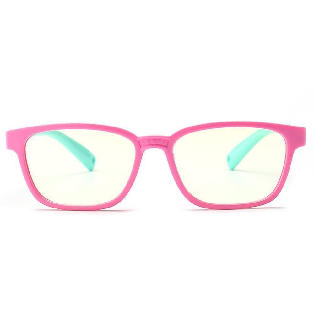 Kids Blue Light Blocking Computer Reading Gaming Glasses(Age 3-6) - Pink