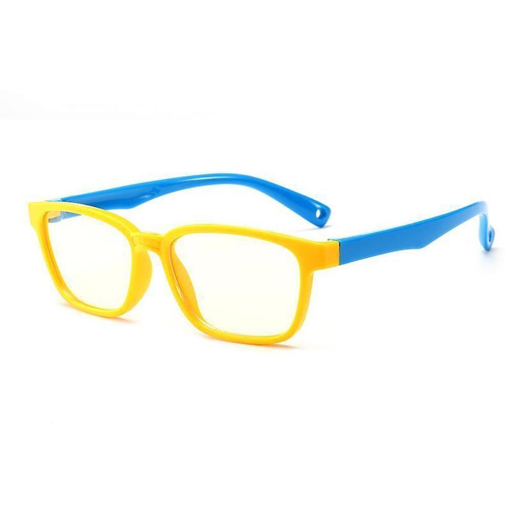 Kids Blue Light Blocking Computer Reading Gaming Glasses(Age 3-6) - Yellow