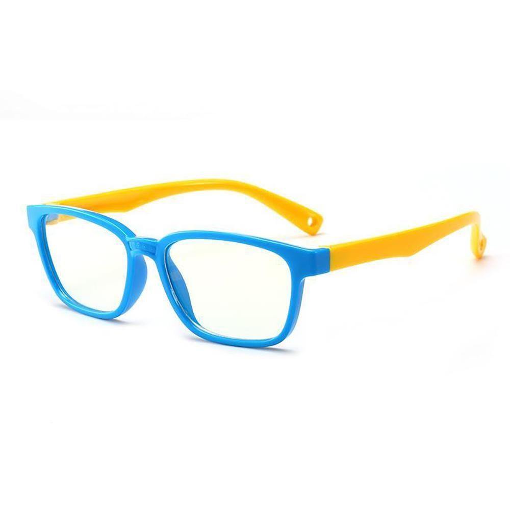 Kids Blue Light Blocking Computer Reading Gaming Glasses(Age 3-6) - Blue