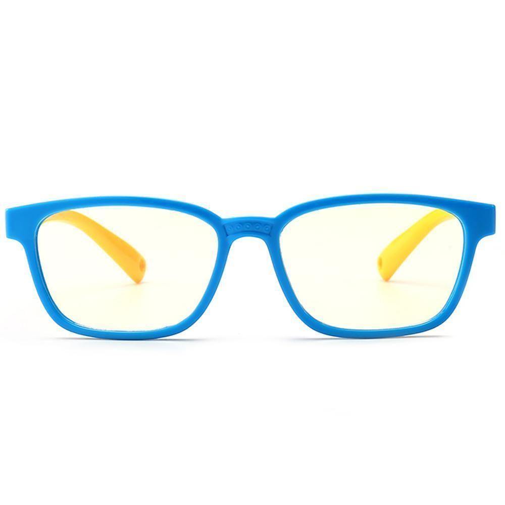 Kids Blue Light Blocking Computer Reading Gaming Glasses(Age 3-6) - Blue