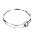 925 Sterling Silver Basic Charms Bangle