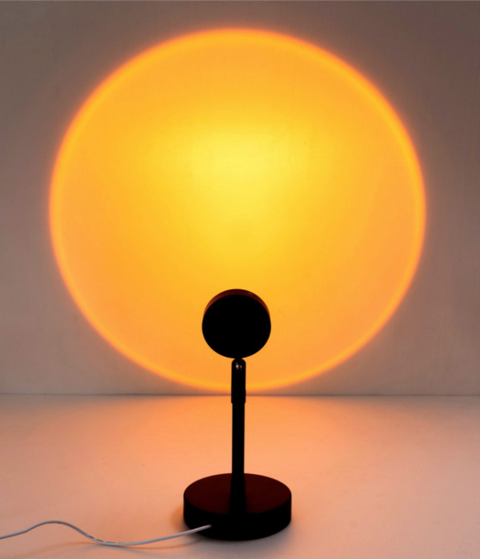 Sunset Projector Lamp Sunset Christmas Gifts (Orange) Sunny Aura Lamp Decor For Bedroom Rainbow Sunset Light