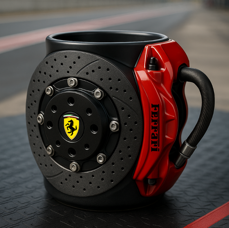 50%off- Most popular brake caliper mug with car logo