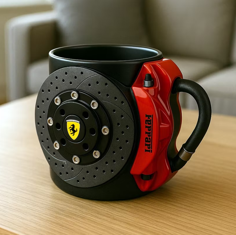 50%off- Most popular brake caliper mug with car logo