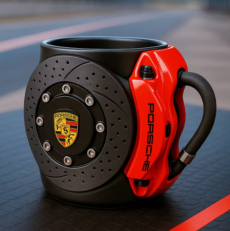 50%off- Most popular brake caliper mug with car logo