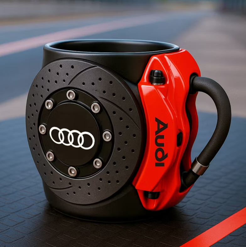 50%off- Most popular brake caliper mug with car logo