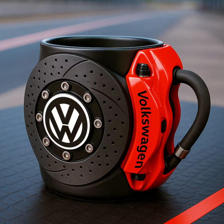 50%off- Most popular brake caliper mug with car logo