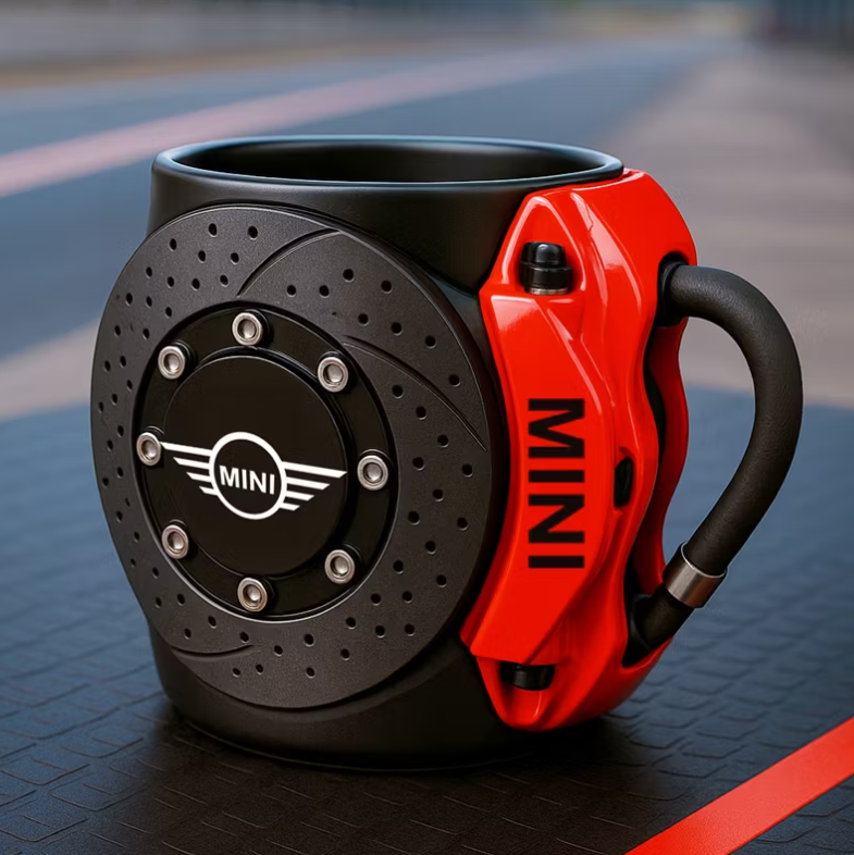 50%off- Most popular brake caliper mug with car logo