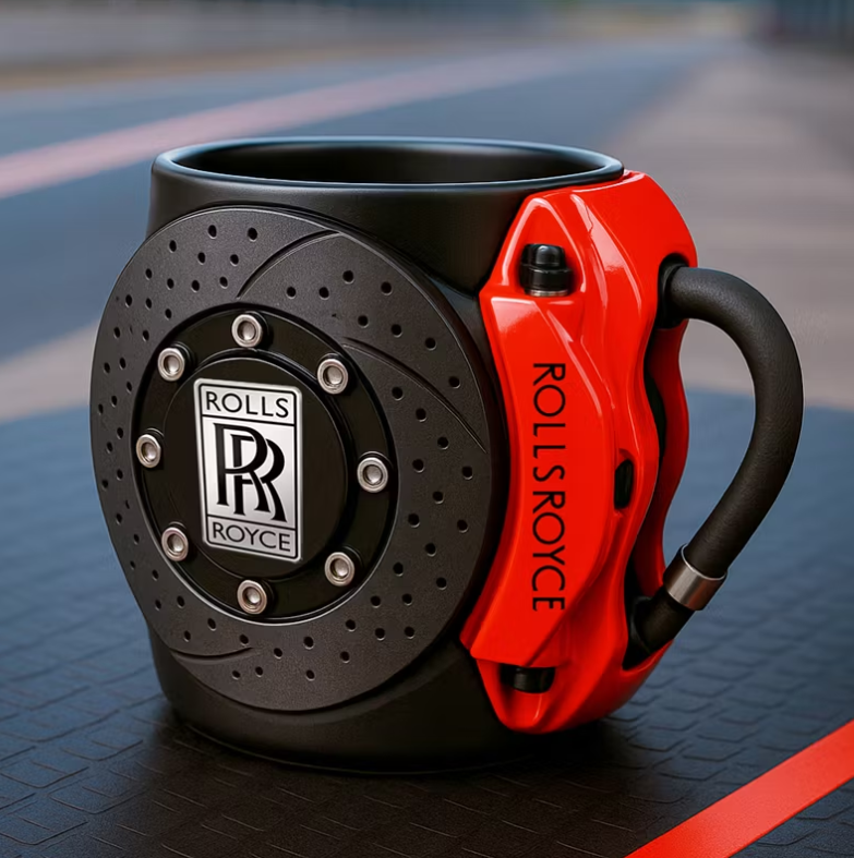 50%off- Most popular brake caliper mug with car logo