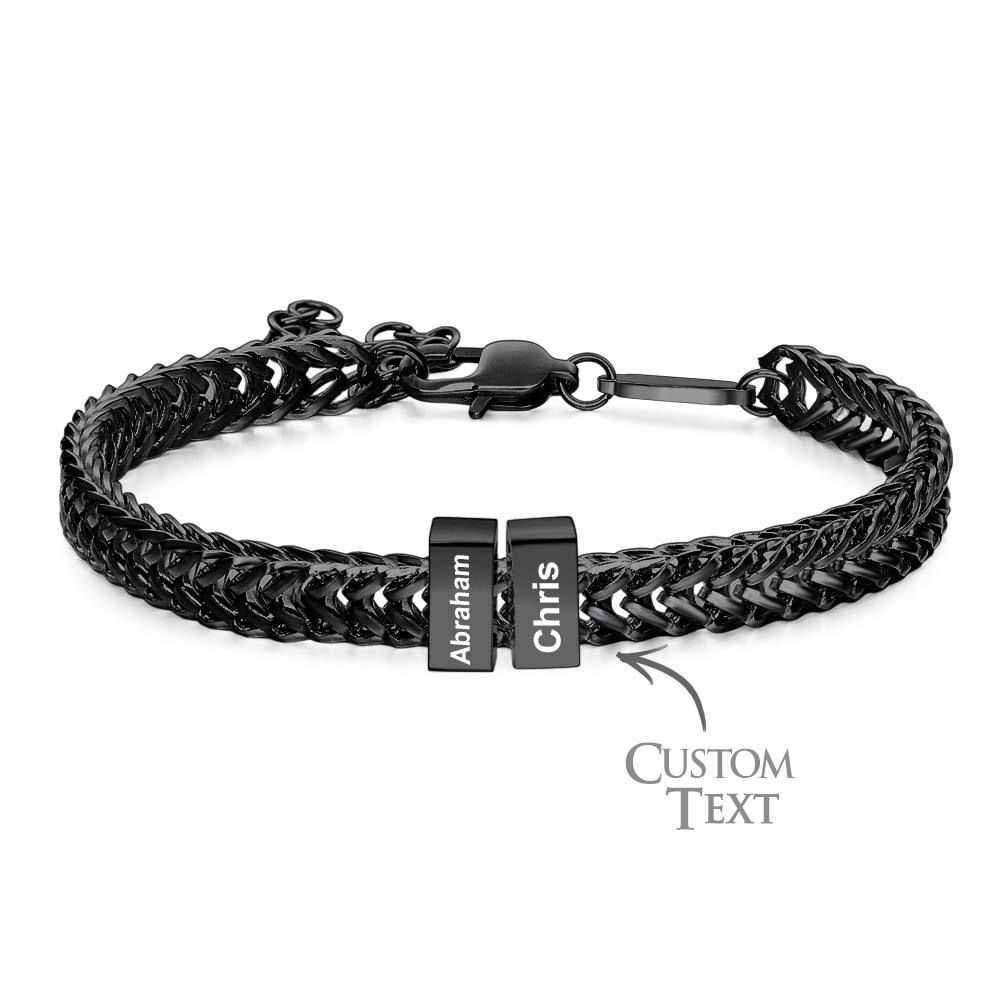 Custom Kids Name Bracelet Personalized Gifts for Dad