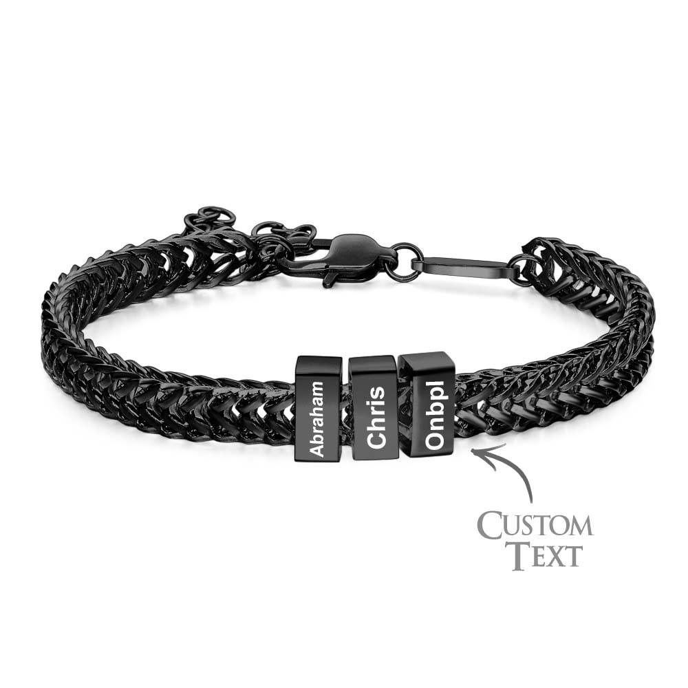 Custom Kids Name Bracelet Personalized Gifts for Dad