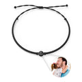Custom Photo Projection Circle Bracelets Simple Woven Father's Day Gifts
