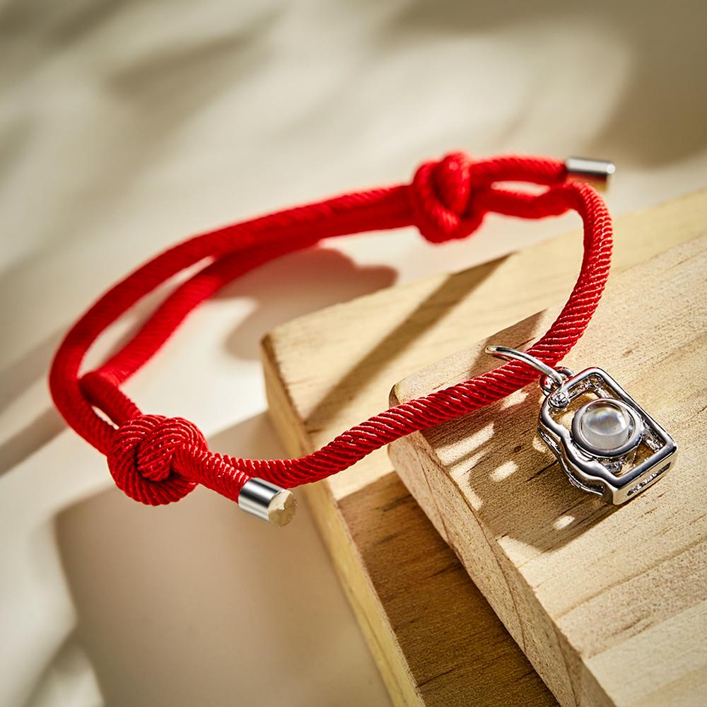 Custom Projection Photo Bracelet Creative Camera Couple Gifts