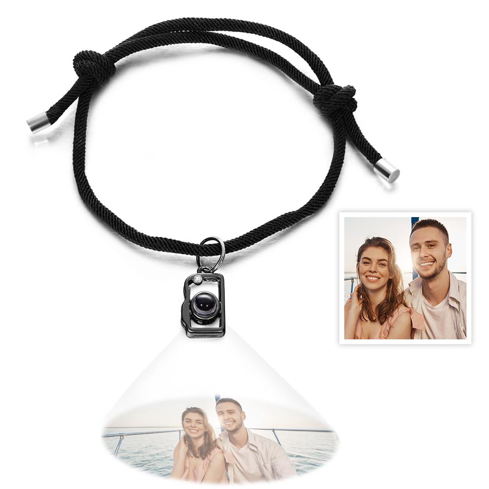 Custom Projection Photo Bracelet Creative Camera Couple Gifts