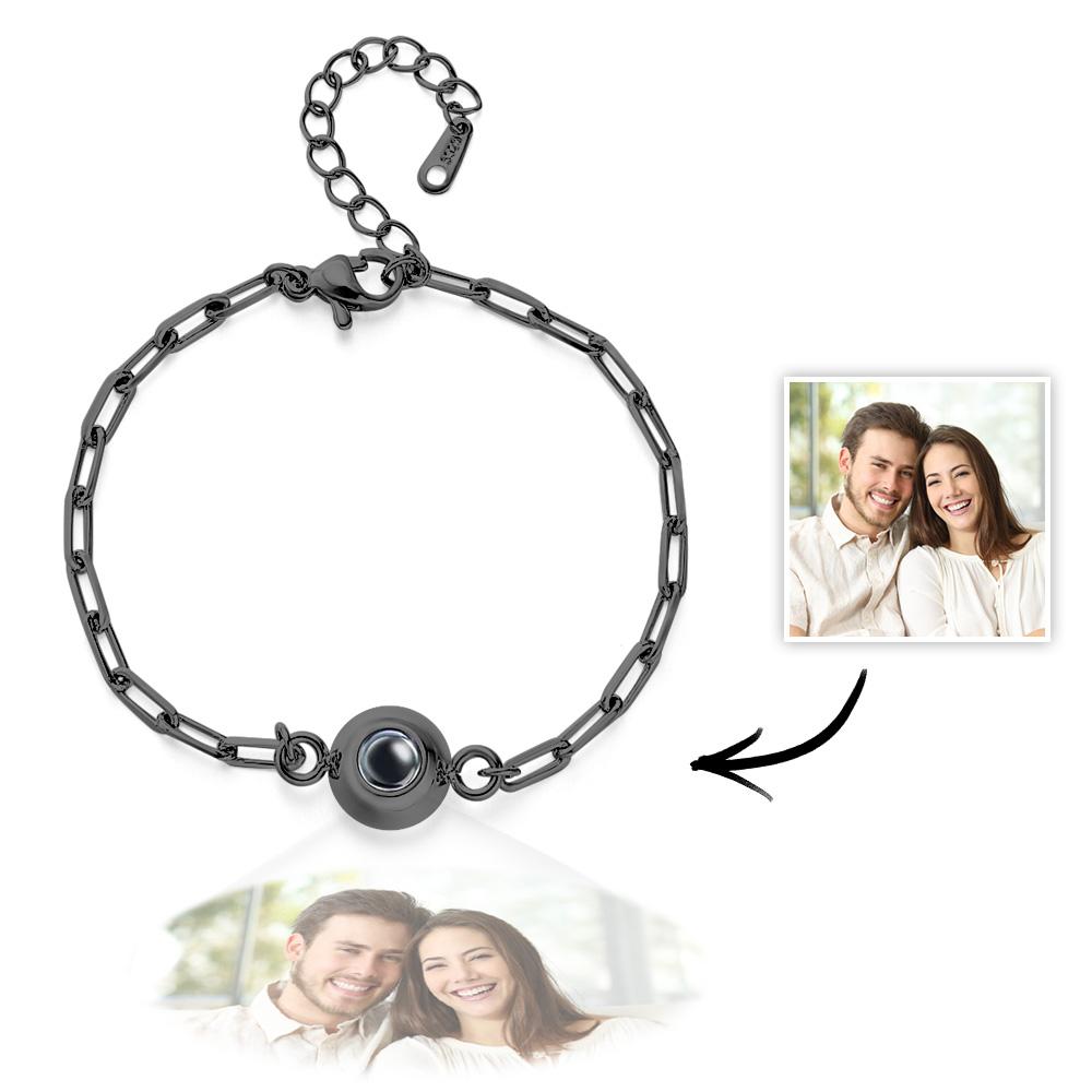Personalized Photo Projection Bracelet Creative and Beautiful Gift 4 Colors