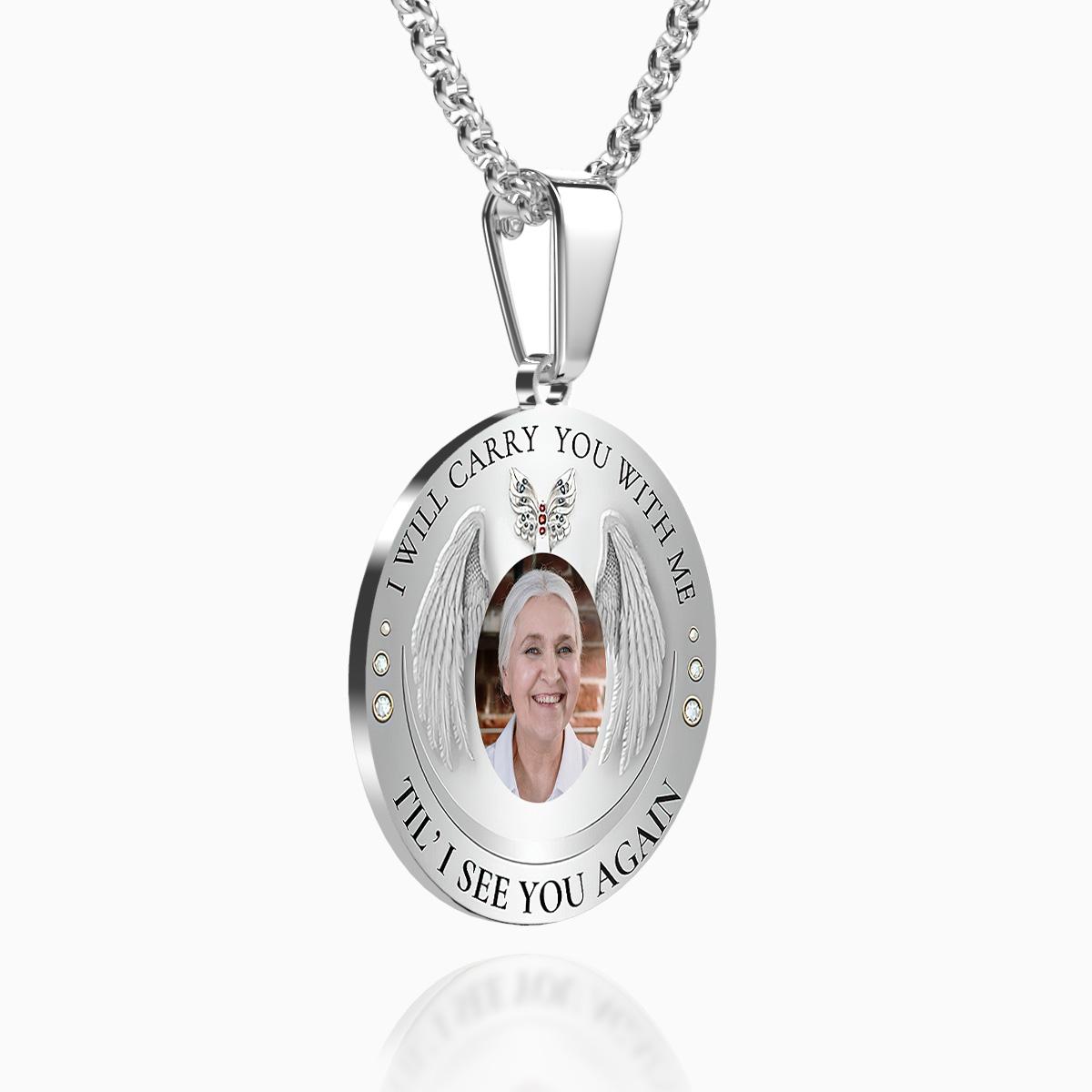 Custom Photo Necklace Vintage Commemorate Metal Gifts