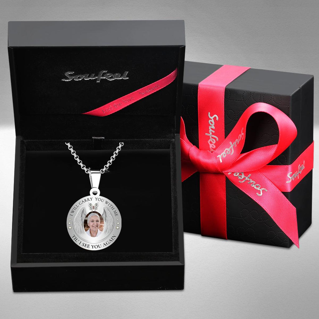Custom Photo Necklace Vintage Commemorate Metal Gifts