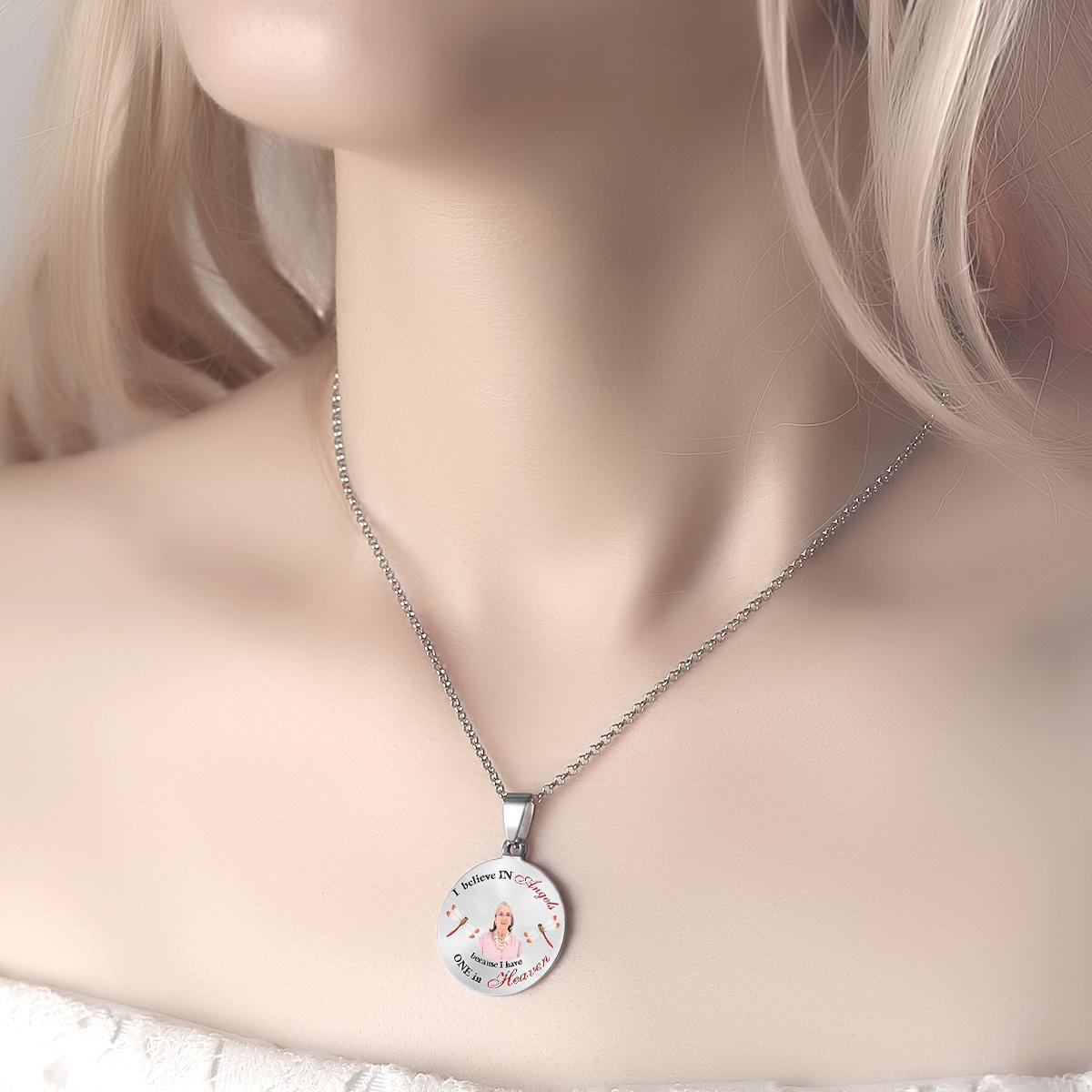 Custom Photo Necklace Custom Face Creative Commemorative Gifts
